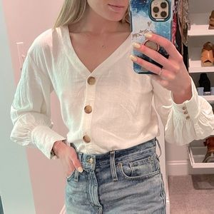 White button up bp. Blouse